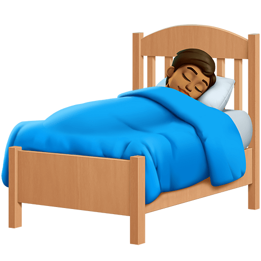 Persona A Letto: Carnagione Medio-Scura