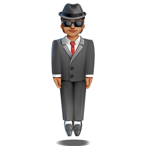 Persona Con Completo Che Levita: Carnagione Media