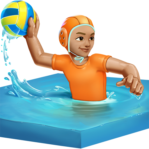 Persona Che Gioca A Pallanuoto: Carnagione Media