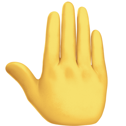 Dorso Mano Alzata