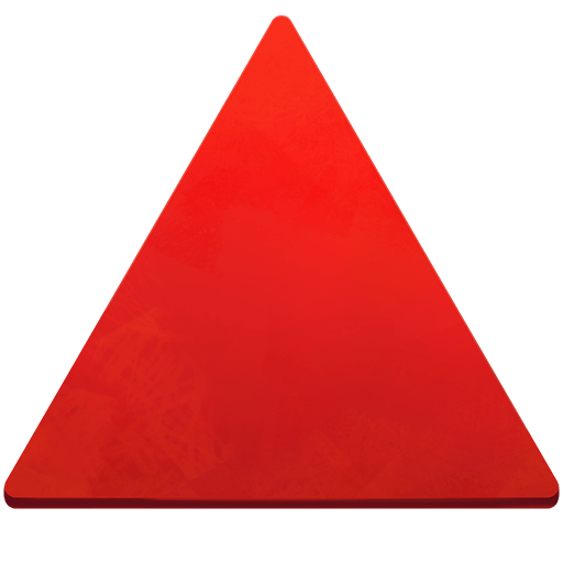 Triangolo Rosso Con Punta Verso L’Alto Triangolo Rosso Con Punta Verso L’Alto