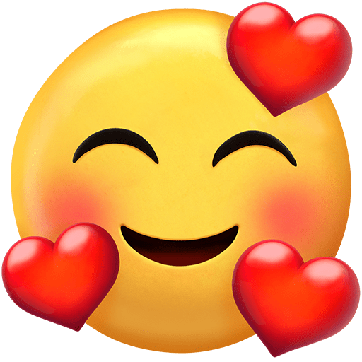 Faccina Sorridente Con Cuori