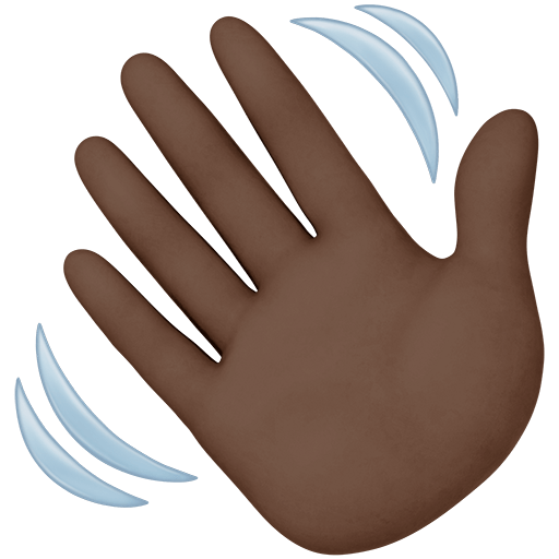 Mano Che Saluta: Carnagione Scura