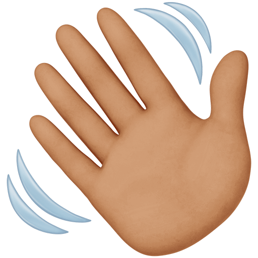 Mano Che Saluta: Carnagione Media