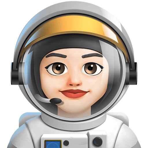 Astronauta Donna: Carnagione Chiara