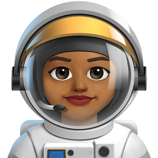 Astronauta Donna: Carnagione Medio-Scura