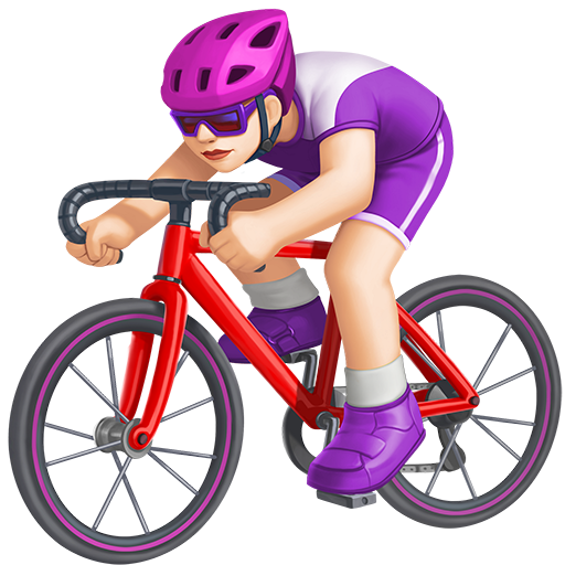 Ciclista Donna: Carnagione Chiara