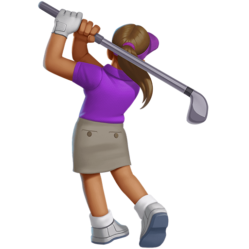 Golfista Donna: Carnagione Media Golfista Donna: Carnagione Media