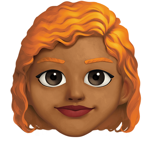 Donna: Carnagione Medio-Scura, Capelli Rossi