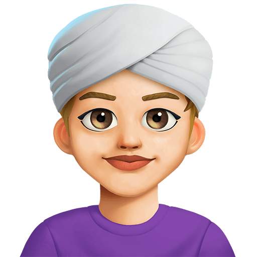Donna Con Turbante: Carnagione Medio-Chiara