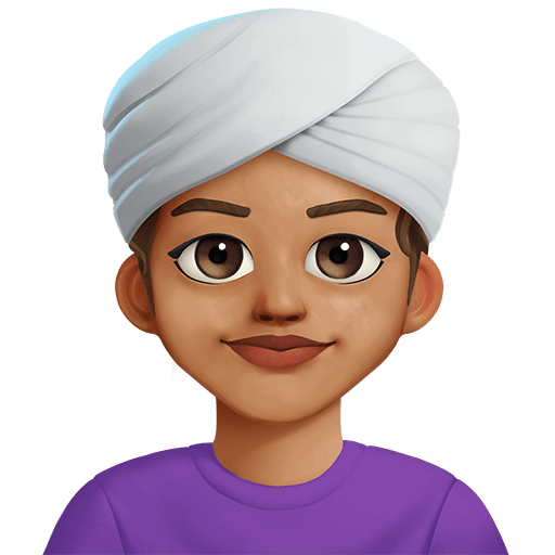 Donna Con Turbante: Carnagione Media