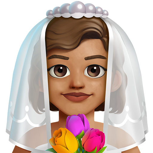 Sposa Con Velo: Carnagione Media