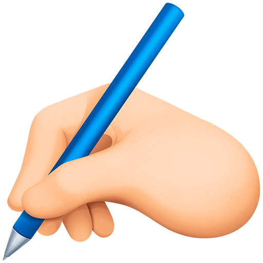 Mano Che Scrive: Carnagione Chiara