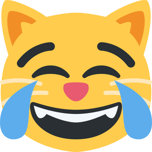 Смеющийся до слез кот для Twitter (X) January 2025 Update