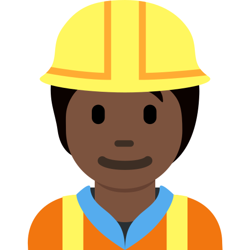 Строитель: очень темный тон кожи для Twitter (X) January 2025 Update