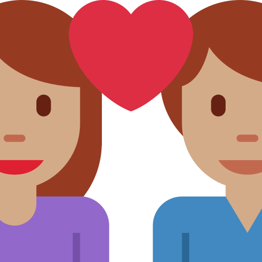 Casal Apaixonado: Mulher, Homem, Pele Morena para Twitter (X) January 2025 Update