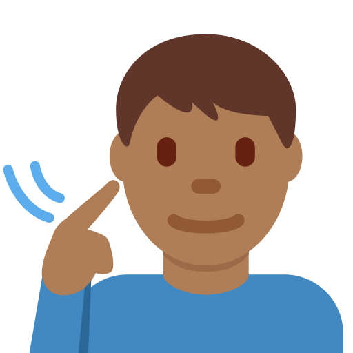 Homem Surdo: Pele Morena Escura para Twitter (X) January 2025 Update