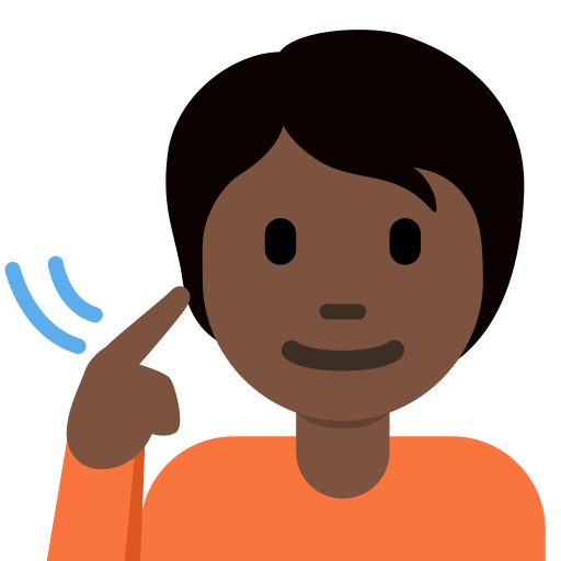 Pessoa Surda: Pele Escura para Twitter (X) January 2025 Update