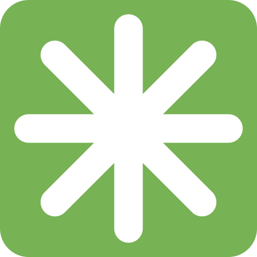 Οκτάκτινος αστερίσκος για Twitter (X) January 2025 Update