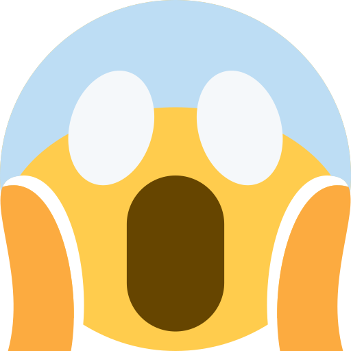 Rosto Gritando De Medo para Twitter (X) January 2025 Update