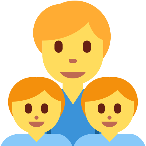 Сім'я: чоловік, хлопчик, хлопчик для Twitter (X) January 2025 Update