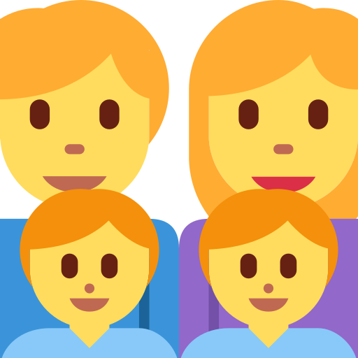 Família: Homem, Mulher, Menino, Menino para Twitter (X) January 2025 Update