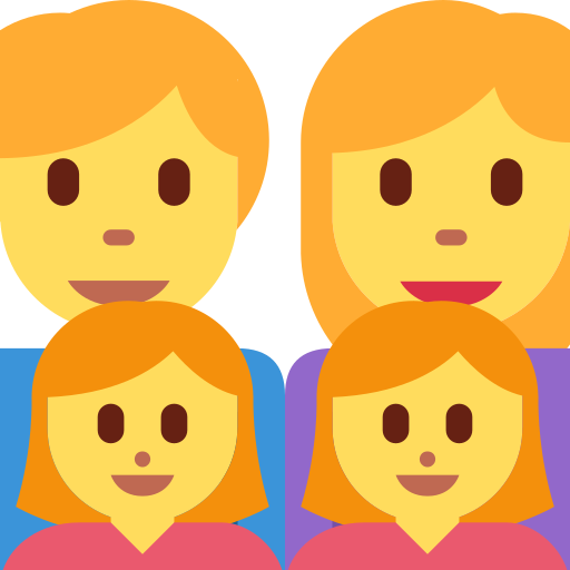 Família: Homem, Mulher, Menina, Menina para Twitter (X) January 2025 Update
