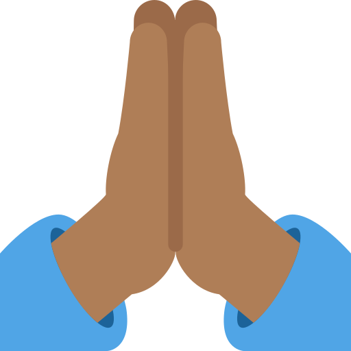 Mãos Juntas: Pele Morena Escura para Twitter (X) January 2025 Update