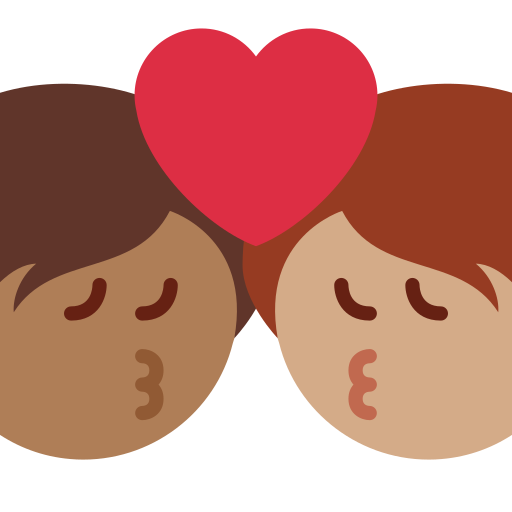 Beijo: Pessoa, Pessoa, Pele Morena Escura, Pele Morena para Twitter (X) January 2025 Update