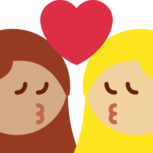 Beijo: Mulher, Mulher, Pele Morena, Pele Morena Clara para Twitter (X) January 2025 Update