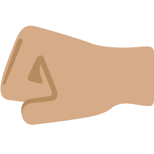 Punho Esquerdo: Pele Morena para Twitter (X) January 2025 Update