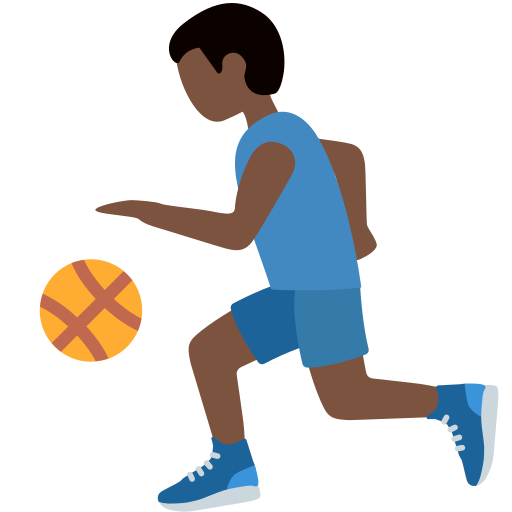 Homem Jogando Basquete: Pele Escura para Twitter (X) January 2025 Update