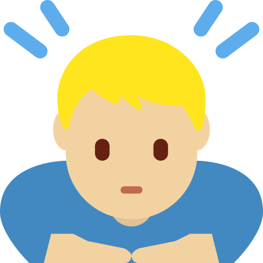 Lelaki menunduk: ton kulit sederhana cerah untuk Twitter (X) January 2025 Update