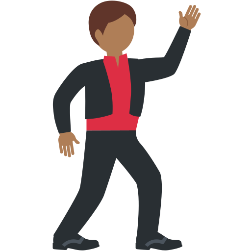 Homem Dançando: Pele Morena Escura para Twitter (X) January 2025 Update