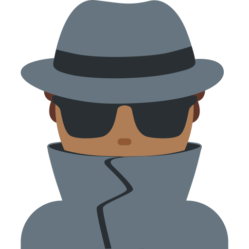 Homem Detective: Tom de Pele Média-escura para Twitter (X) January 2025 Update