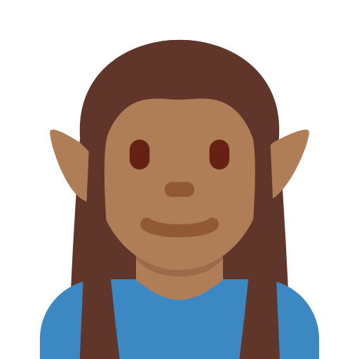 Elfo Homem: Pele Morena Escura para Twitter (X) January 2025 Update