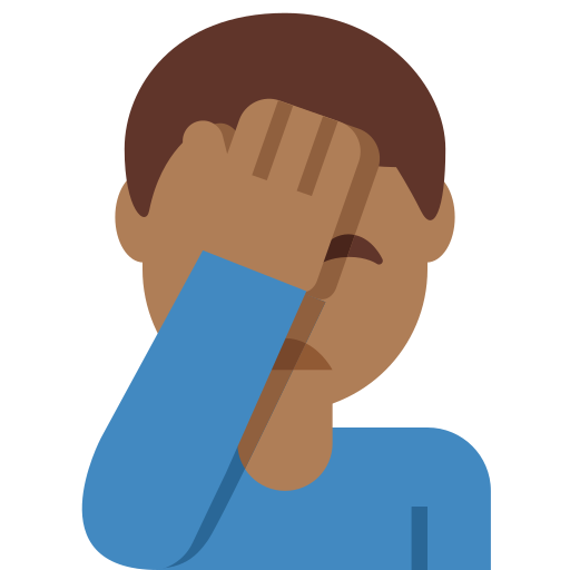 Homem Decepcionado: Pele Morena Escura para Twitter (X) January 2025 Update