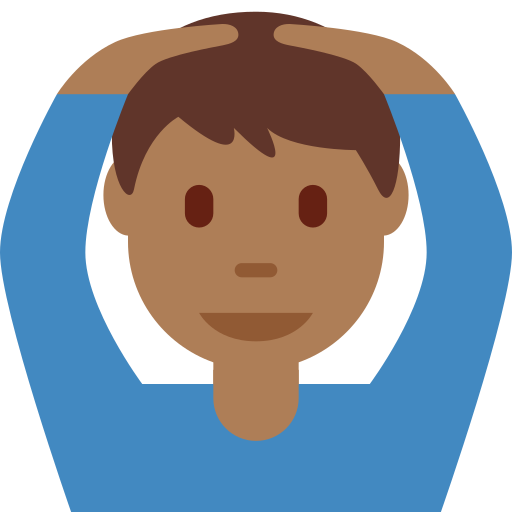 Homem Fazendo Gesto De “Ok”: Pele Morena Escura para Twitter (X) January 2025 Update