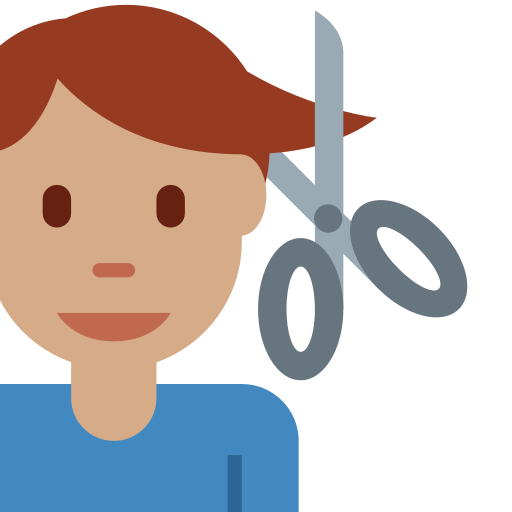 Homem Cortando O Cabelo: Pele Morena para Twitter (X) January 2025 Update