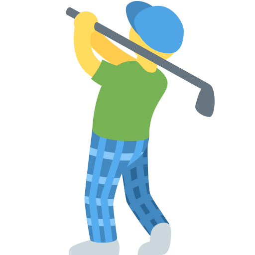 Homem Golfista para Twitter (X) January 2025 Update