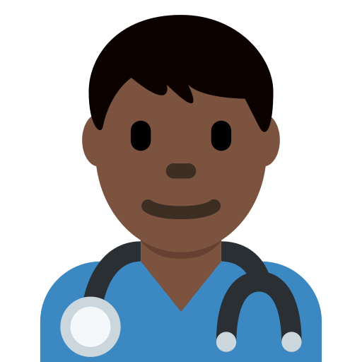 Homem Profissional Da Saúde: Pele Escura para Twitter (X) January 2025 Update