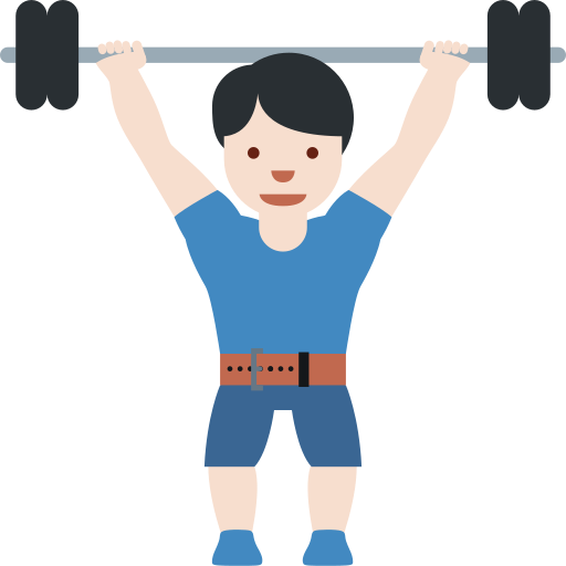 Homem Levantando Peso: Pele Clara para Twitter (X) January 2025 Update