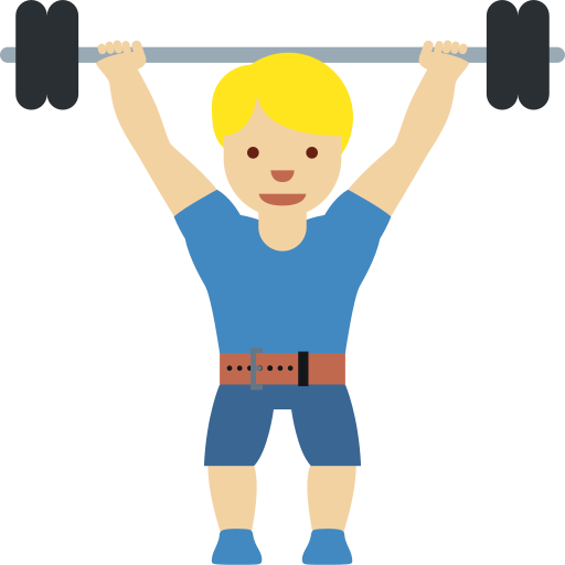 Homem Levantando Peso: Pele Morena Clara para Twitter (X) January 2025 Update