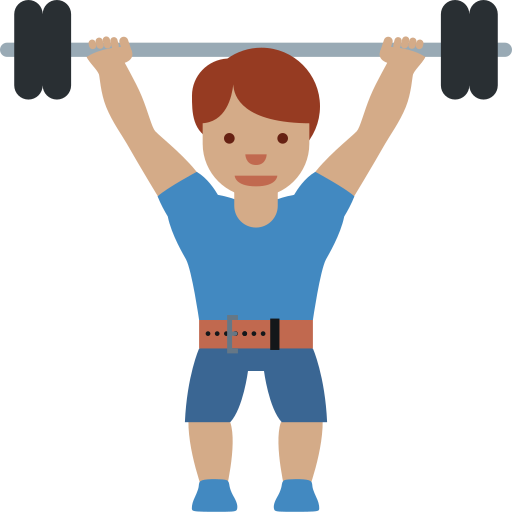 Homem Levantando Peso: Pele Morena para Twitter (X) January 2025 Update