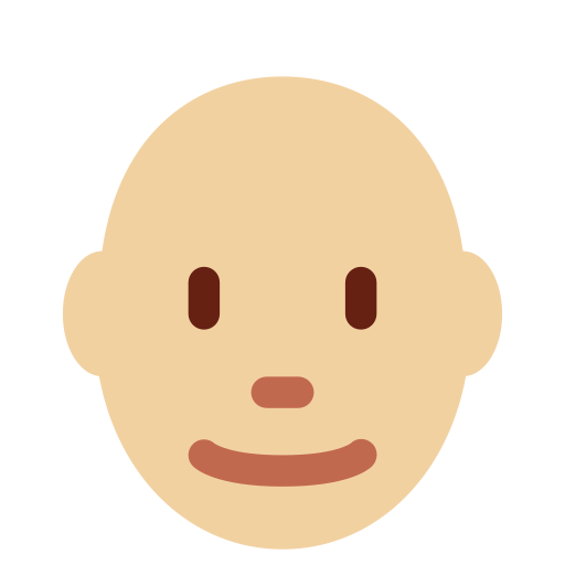 Homem: Pele Morena Clara, Careca para Twitter (X) January 2025 Update