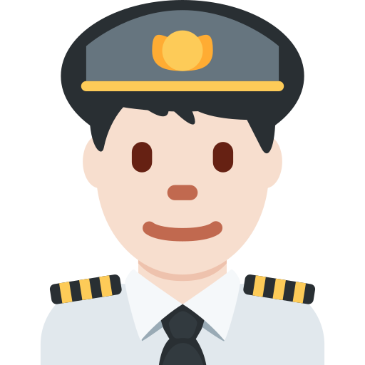 Piloto De Avião Homem: Pele Clara para Twitter (X) January 2025 Update