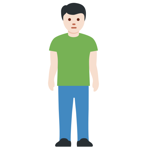 Homem Em Pé: Pele Clara para Twitter (X) January 2025 Update