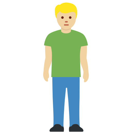 Homem Em Pé: Pele Morena Clara para Twitter (X) January 2025 Update