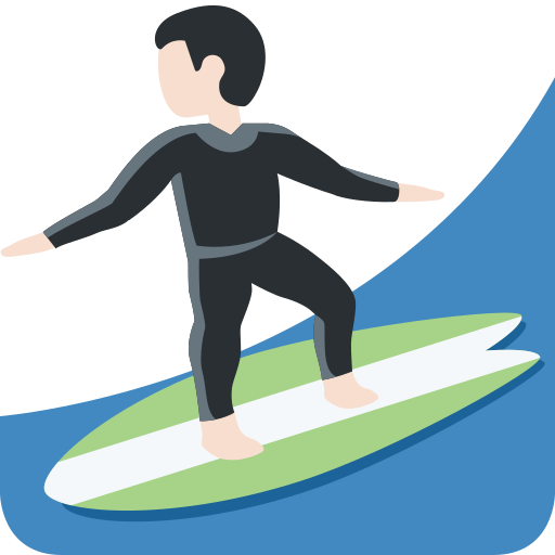 Homem Surfista: Pele Clara para Twitter (X) January 2025 Update