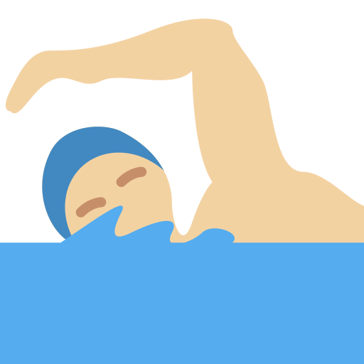 Homem Nadando: Pele Morena Clara para Twitter (X) January 2025 Update